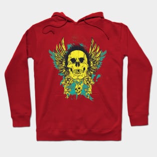 Zombie Skull with Wings Hoodie